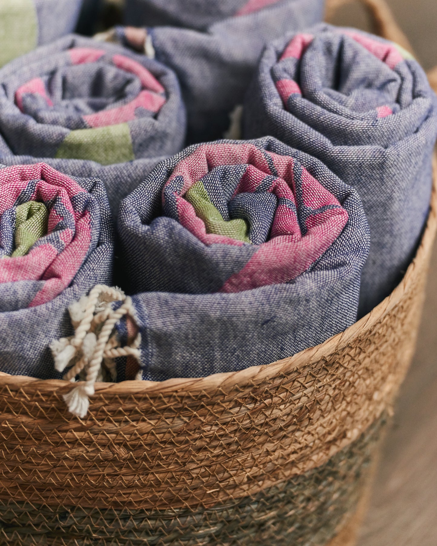 Lyla unique designer Turkish towel protea