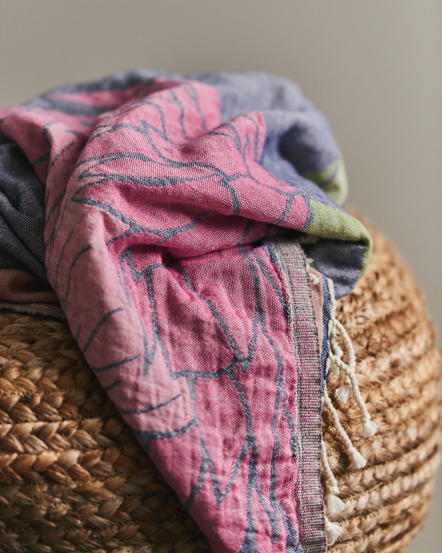 Lyla unique designer Turkish towel protea